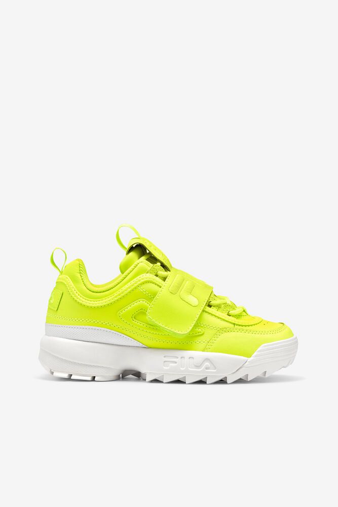 Fila Disruptor 2 Applique Trainers Yellow - Womens - 34098DCTB